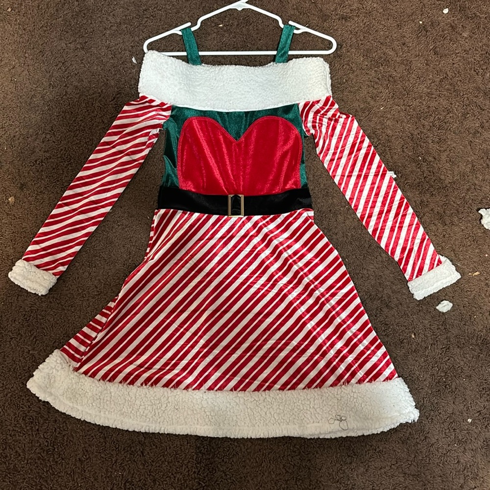 Adult small holiday dress.